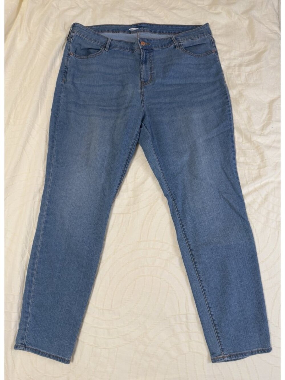 Old Navy Women's Size 18 Higher Rise Rockstar Super Skinny Jeans MedBlue Sz 18